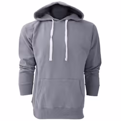 Mantis Mens Superstar Zip Through Hooded Sweat / Hoodie - 2XL, Heather Grey Melange