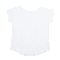 Mantis Womens/Ladies Loose Fit Short Sleeve T-Shirt - XL, White