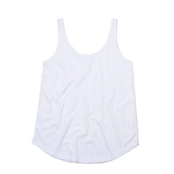 Mantis Womens/Ladies Loose Fit Sleeveless Vest Top - S, White