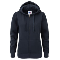 Russell Ladies Premium Authentic Zipped Hoodie (3-Layer Fabric) - XS, French Navy