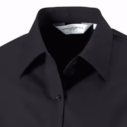 Jerzees Ladies/Womens Long Sleeve Pure Cotton Work Shirt - L, Black