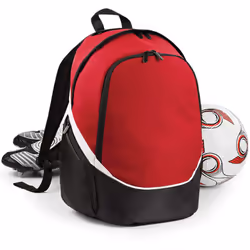 Quadra Pro Team Backpack / Rucksack Bag (17 Litres) - One Size, Classic Red/Black/White