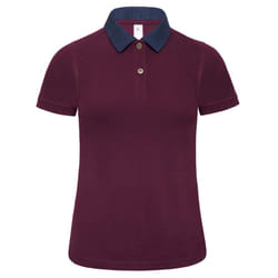 B&C Denim Womens/Ladies Forward Short Sleeve Polo Shirt