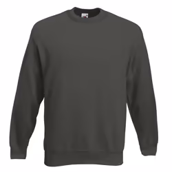 Fruit Of The Loom Unisex Premium 70/30 Set-In Sweatshirt - 2XL, Charcoal
