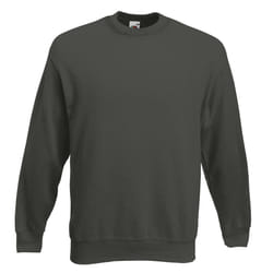 Fruit Of The Loom Unisex Premium 70/30 Set-In Sweatshirt - S, Charcoal
