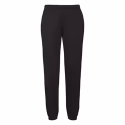 Fruit Of The Loom Mens Premium 70/30 Elasticated Jog Pants / Jogging Bottoms - S, Black