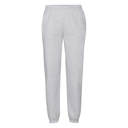 Fruit Of The Loom Mens Premium 70/30 Elasticated Jog Pants / Jogging Bottoms - XL, Heather Grey