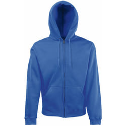 Fruit Of The Loom Mens Premium 70/30 Hooded Zip-Up Sweatshirt / Hoodie - S, Royal Blue
