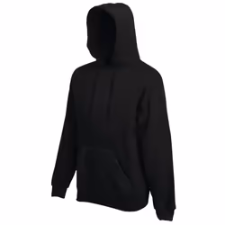 Fruit Of The Loom Mens Premium 70/30 Hooded Sweatshirt / Hoodie - 2XL, Black