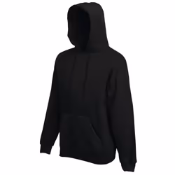 Fruit Of The Loom Mens Premium 70/30 Hooded Sweatshirt / Hoodie - L, Black