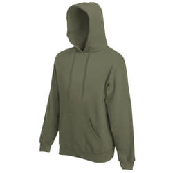 Fruit Of The Loom Mens Premium 70/30 Hooded Sweatshirt / Hoodie - XL, Classic Olive