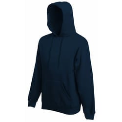 Fruit Of The Loom Mens Premium 70/30 Hooded Sweatshirt / Hoodie - XL, Deep Navy