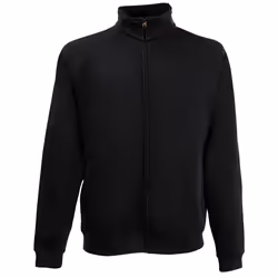 Fruit Of The Loom Mens Premium 70/30 Full Zip Sweatshirt Jacket - XL, Black