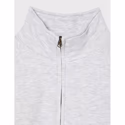 Fruit Of The Loom Mens Premium 70/30 Zip Neck Sweatshirt - S, Heather Grey