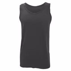 Gildan Mens Softstyle® Tank Vest Top - L, Charcoal