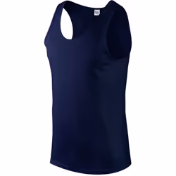 Gildan Mens SoftstyleÂ® Tank Vest Top - S, Navy