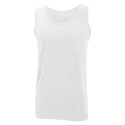 Gildan Mens SoftstyleÂ® Tank Vest Top - L, White