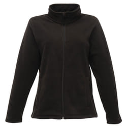 Regatta Womens/Ladies Full-Zip 210 Series Microfleece Jacket - 16, Black