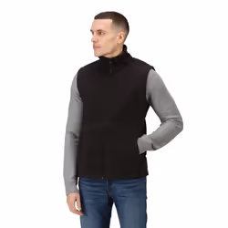 Regatta Mens 210 Microfleece Bodywarmer / Gilet - L, Black