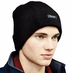 Regatta Unisex Thinsulate Lined Winter Hat - One Size, Black