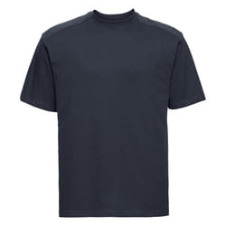 Russell Europe Mens Workwear Short Sleeve Cotton T-Shirt - L, French Navy