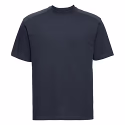 Russell Europe Mens Workwear Short Sleeve Cotton T-Shirt - XL, French Navy