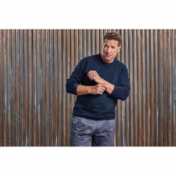 Russell Europe Mens Heavy Duty Collar Sweatshirt - XL, French Navy