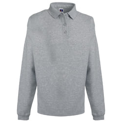 Russell Europe Mens Heavy Duty Collar Sweatshirt - XS, Light Oxford