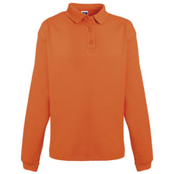 Russell Europe Mens Heavy Duty Collar Sweatshirt - XS, Orange