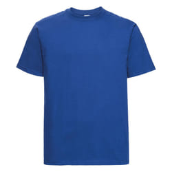 Russell Europe Mens Classic Heavyweight Ringspun Short Sleeve T-Shirt - S, Bright Royal