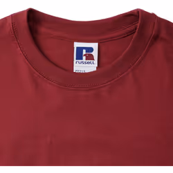 Russell Europe Mens Classic Heavyweight Ringspun Short Sleeve T-Shirt - M, Classic Red