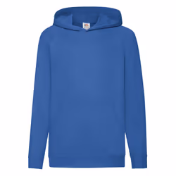Fruit Of The Loom Childrens Unisex Lightweight Hooded Sweatshirt / Hoodie - 12-13, Royal