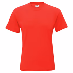 Screen Stars Fruit Of The Loom Mens Original Short Sleeve T-Shirt - 2XL, Red