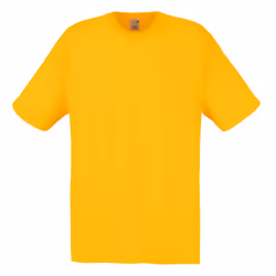 Screen Stars Fruit Of The Loom Mens Original Short Sleeve T-Shirt - S, Sunflower