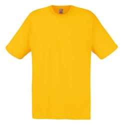 Screen Stars Fruit Of The Loom Mens Original Short Sleeve T-Shirt - S, Sunflower