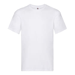 Screen Stars Fruit Of The Loom Mens Original Short Sleeve T-Shirt - S, White