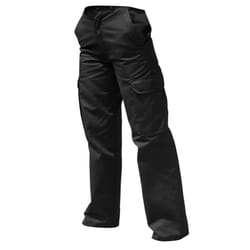 Warrior Womens/Ladies Cargo Workwear Trousers - 30/L, Black