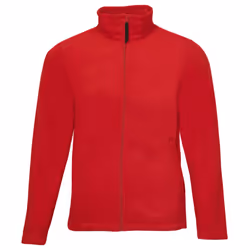 Regatta Mens Plain Micro Fleece Full Zip Jacket (Layer Lite) - M, Classic Red