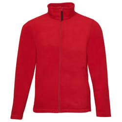 Regatta Mens Plain Micro Fleece Full Zip Jacket (Layer Lite) - XL, Classic Red