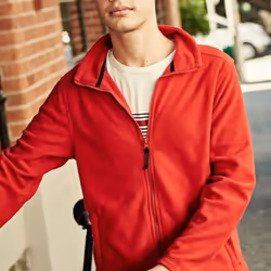 Regatta Mens Plain Micro Fleece Full Zip Jacket (Layer Lite) - 3XL, Classic Red