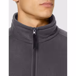 Regatta Mens Plain Micro Fleece Full Zip Jacket (Layer Lite) - M, Seal Grey
