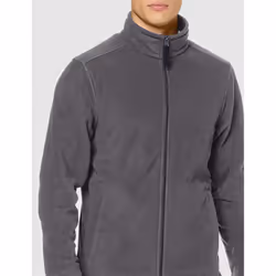 Regatta Mens Plain Micro Fleece Full Zip Jacket (Layer Lite) - M, Seal Grey