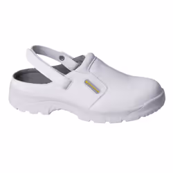 Delta Plus Unisex Hygiene Non Slip Safety Clog / Workwear - 7, White