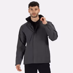 Regatta Mens Standout Ardmore Jacket (Waterproof & Windproof) - 2XL, Seal Grey/Black