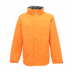 Regatta Mens Standout Ardmore Jacket (Waterproof & Windproof) - L, Sun Orange/Seal Grey