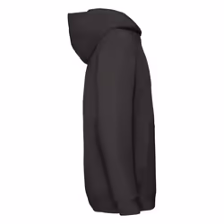 Fruit Of The Loom Kids Unisex Premium 70/30 Hooded Sweatshirt / Hoodie - 12-13 Years, Black