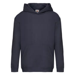 Fruit Of The Loom Kids Unisex Premium 70/30 Hooded Sweatshirt / Hoodie - 12-13 Years, Deep Navy