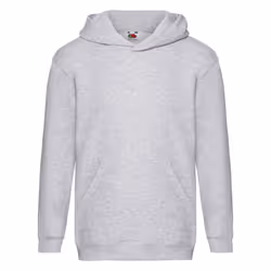 Fruit Of The Loom Kids Unisex Premium 70/30 Hooded Sweatshirt / Hoodie - 12-13 Years, Heather Grey