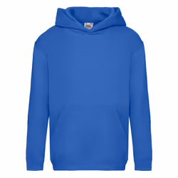 Fruit Of The Loom Kids Unisex Premium 70/30 Hooded Sweatshirt / Hoodie - 12-13 Years, Royal Blue