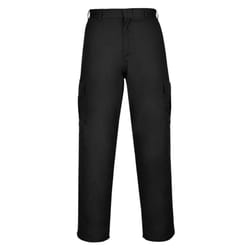 Portwest Mens Combat Workwear Trousers - 40/R, Black